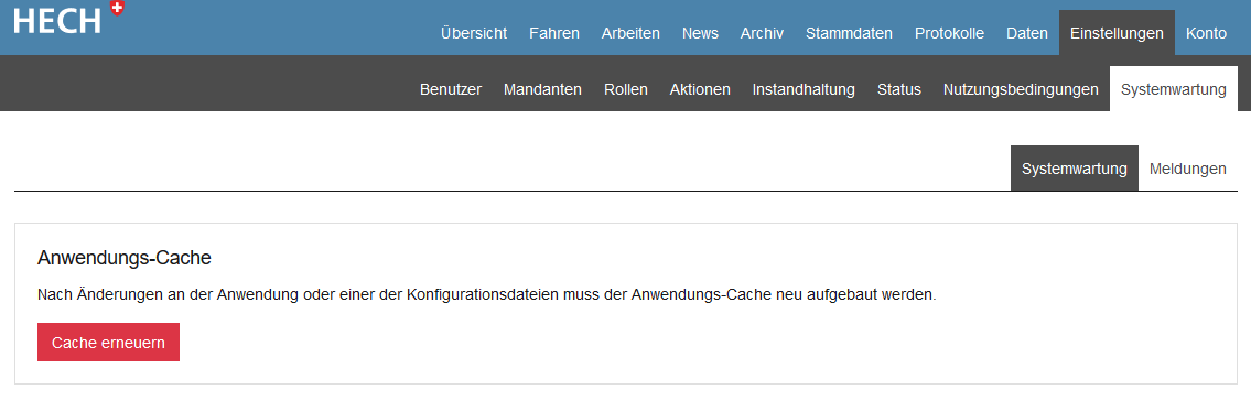 Einstellung_Systemwartung